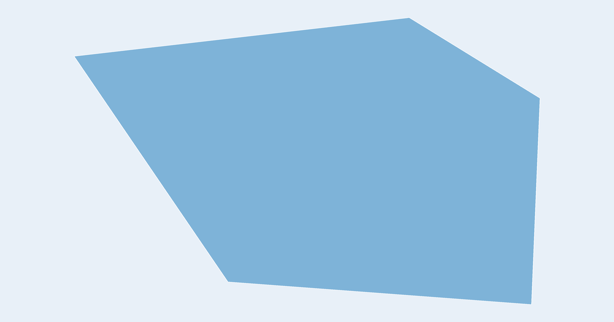 Map of Jersey showing all 1 states, provinces and regions